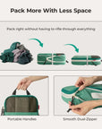 Blast 6PCS Compression Travel Packing Cubes - BAGSMART