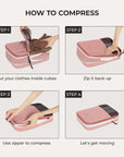 Blast 6PCS Compression Travel Packing Cubes - BAGSMART