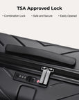 Daren 20 Inch Lightweight Hardside Carry-On Suitcase - BAGSMART