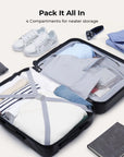 Daren 20 Inch Lightweight Hardside Carry-On Suitcase - BAGSMART