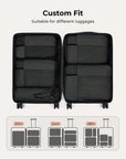 6PCS Compression Travel Packing Cubes for Suitcases - BAGSMART