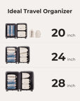 8 PCS Compression Packing Cubes - BAGSMART