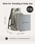 Soar 25L 180° Open Clamshell Travel Backpack Set - BAGSMART