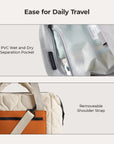Walker 34L Laptop Duffle with Shoe Compartment - BAGSMART