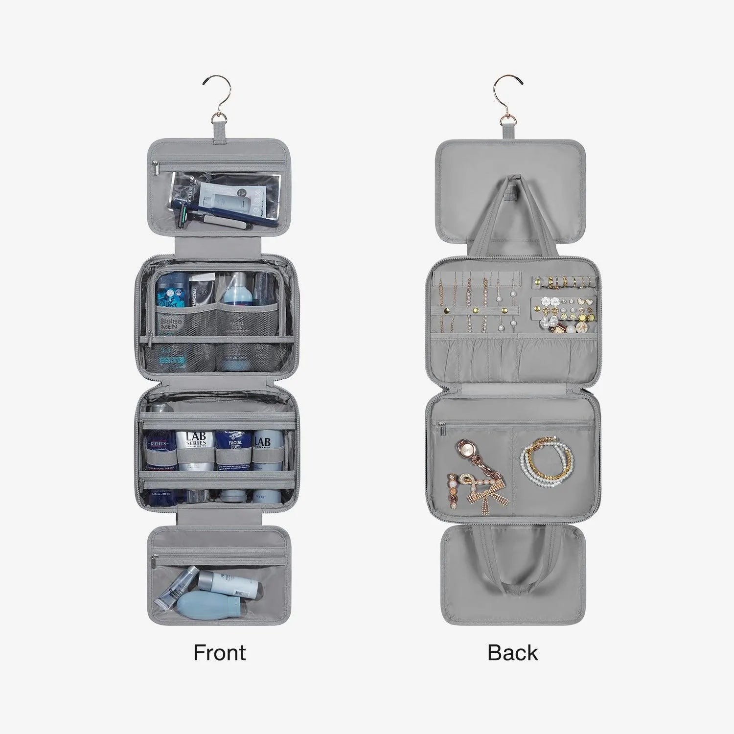 SpaceSaver Puffy Multi-Functional Toiletry Bag - BAGSMART