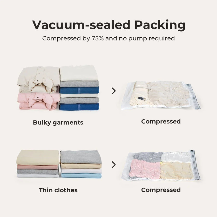 8 PCS Compression Packing Cubes - BAGSMART