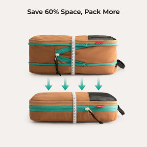 Blast 6PCS Compression Travel Packing Cubes - BAGSMART