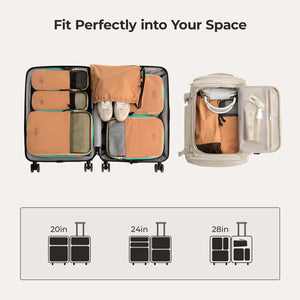 Blast 6PCS Compression Travel Packing Cubes - BAGSMART