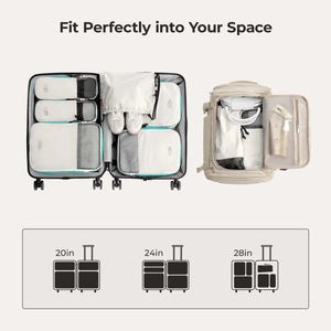 Blast 6PCS Compression Travel Packing Cubes - BAGSMART