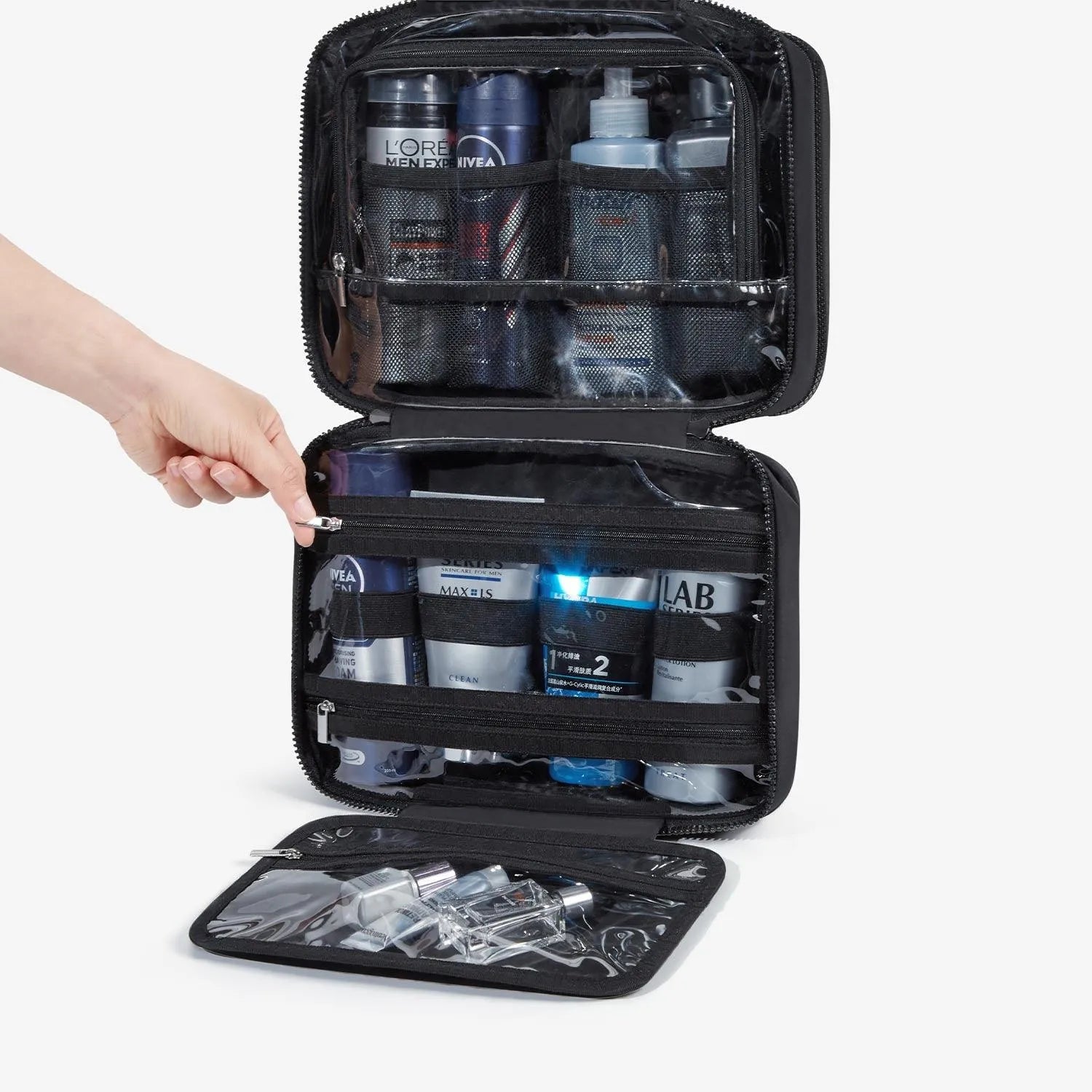 SpaceSaver Puffy Multi-Functional Toiletry Bag - BAGSMART