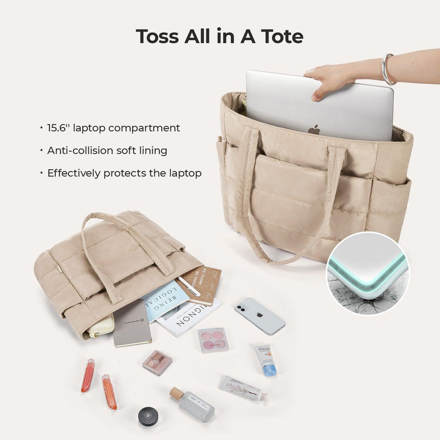 The Bubble 20L Puffy 15.6" Laptop Work Tote - BAGSMART
