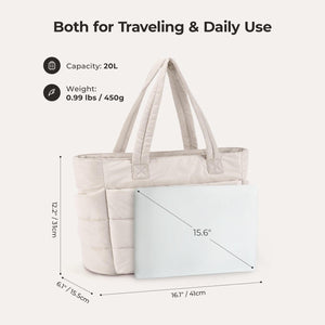 The Bubble 20L Puffy 15.6" Laptop Work Tote - BAGSMART