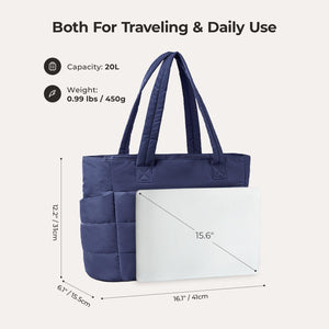 The Bubble 20L Puffy 15.6" Laptop Work Tote - BAGSMART