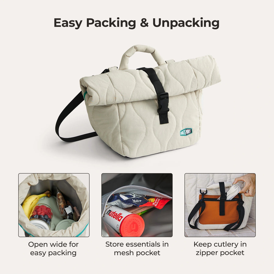Paz Roll Top Lunch Bag