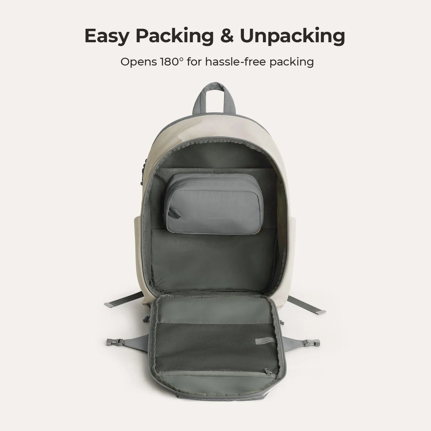 Soar 25L 180° Open Clamshell Travel Backpack Set - BAGSMART