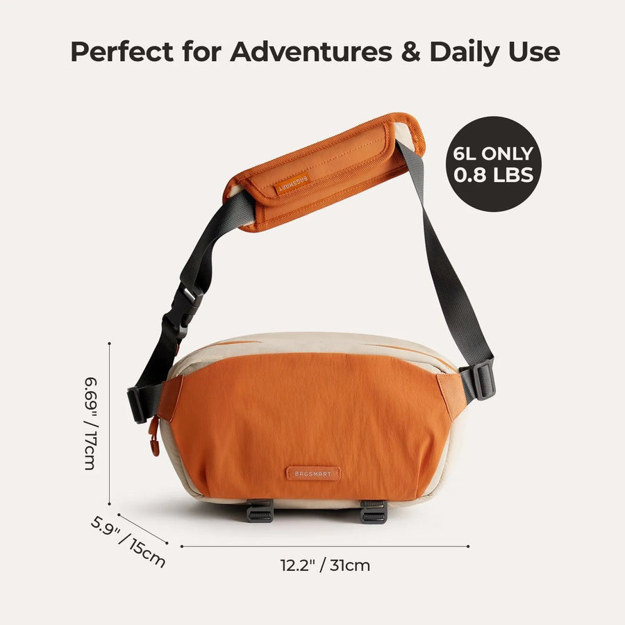 Soar 6L Camera Sling Bag with Tripod Holder - BAGSMART