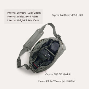 Soar 6L Camera Sling Bag with Tripod Holder - BAGSMART