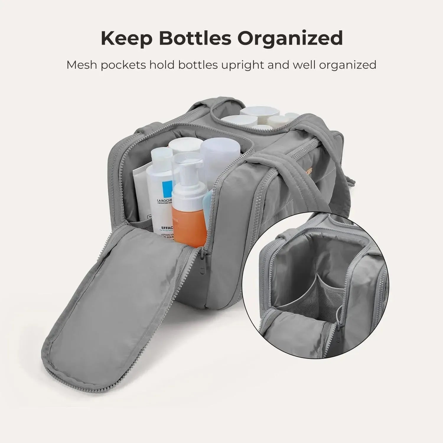 Zora Spacesaver 4-in-1 Toiletry Bag - BAGSMART