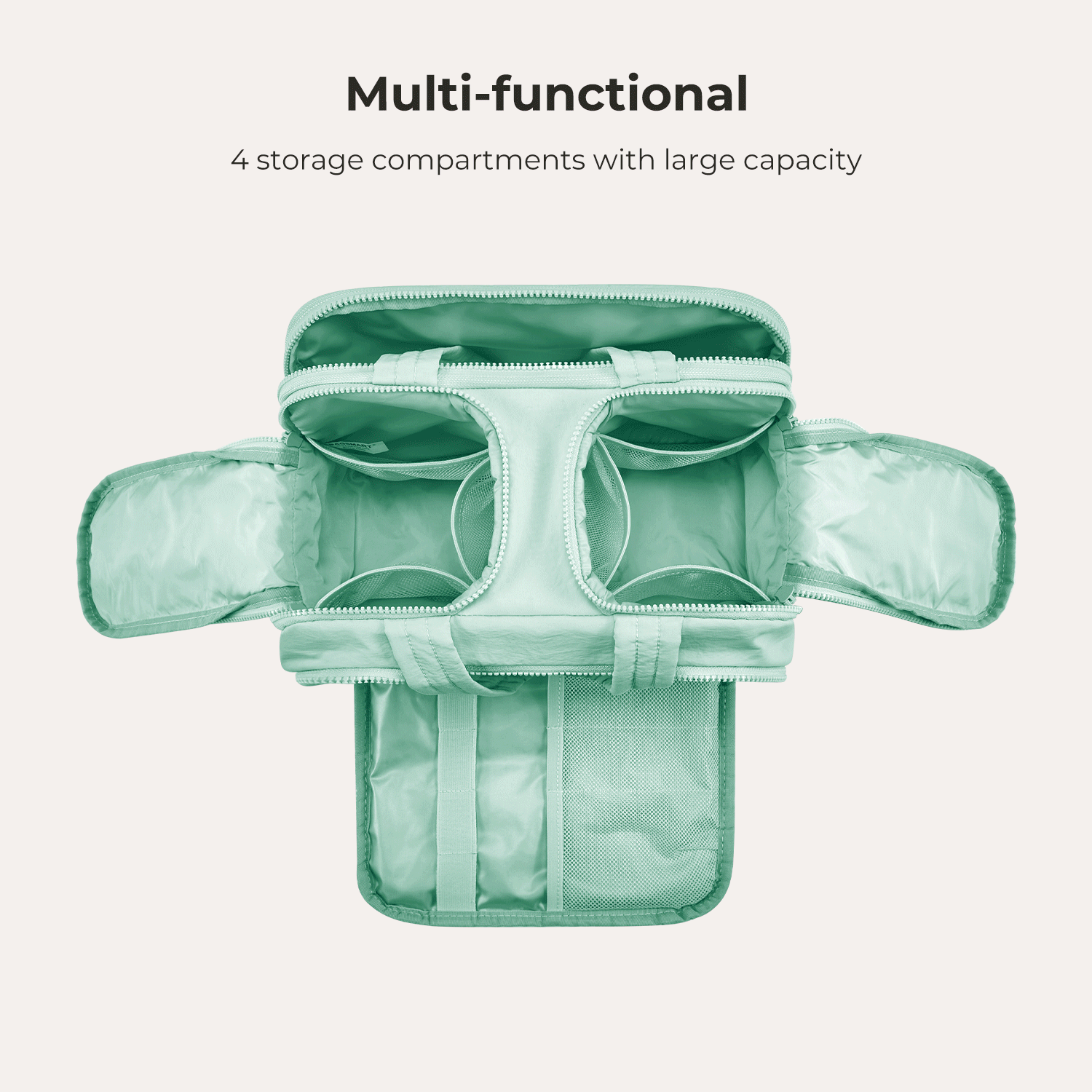 Zora Spacesaver 4-in-1 Toiletry Bag - BAGSMART