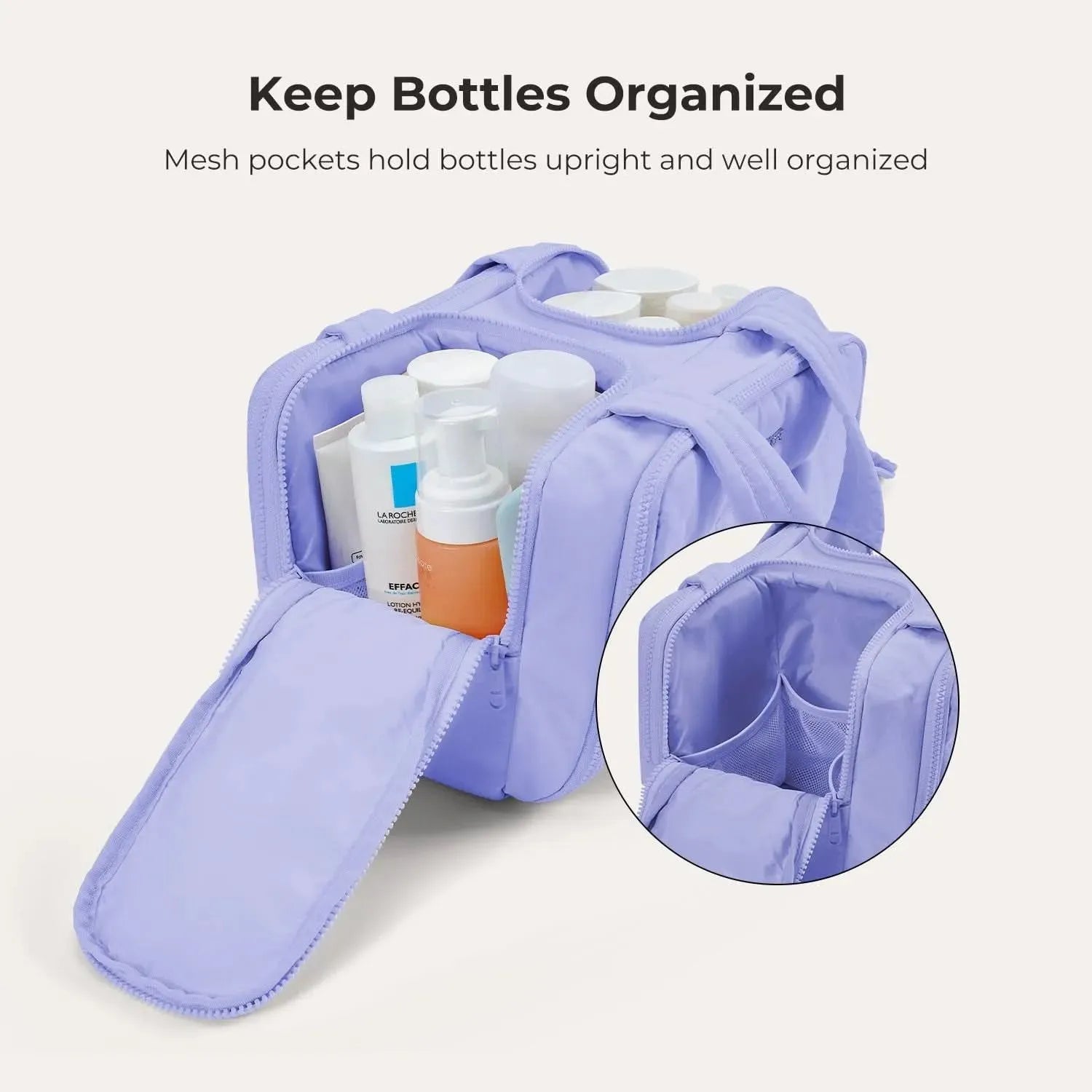 Zora Spacesaver 4-in-1 Puffy Multi-Functional Toiletry Bag (Copy) - BAGSMART