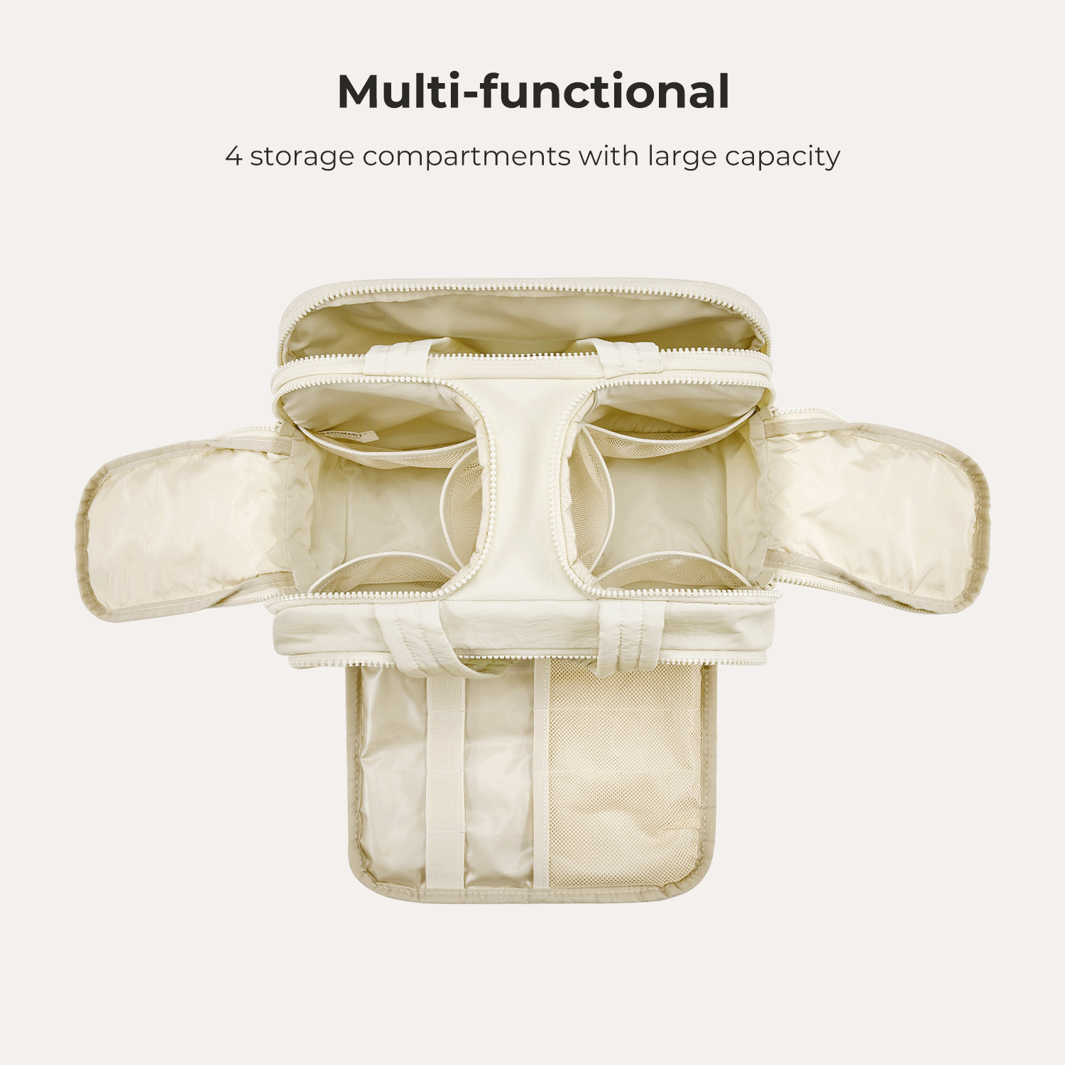 Zora Spacesaver 4-in-1 Puffy Multi-Functional Toiletry Bag (Copy) - BAGSMART