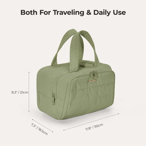 Zora Spacesaver 4-in-1 Puffy Multi-Functional Toiletry Bag - BAGSMART