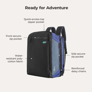 Vega 43L Carry On Travel Duffle Backpack - BAGSMART