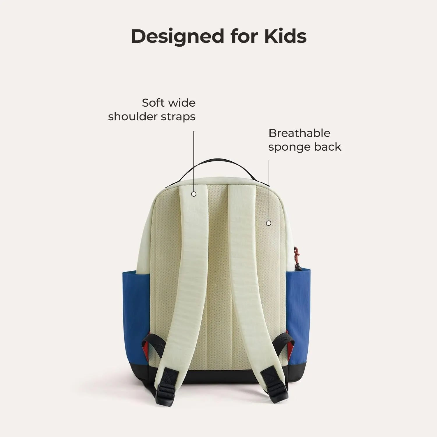 Walker 14L Featherlight Color Block Kids Backpack with Pencil Case - BAGSMART