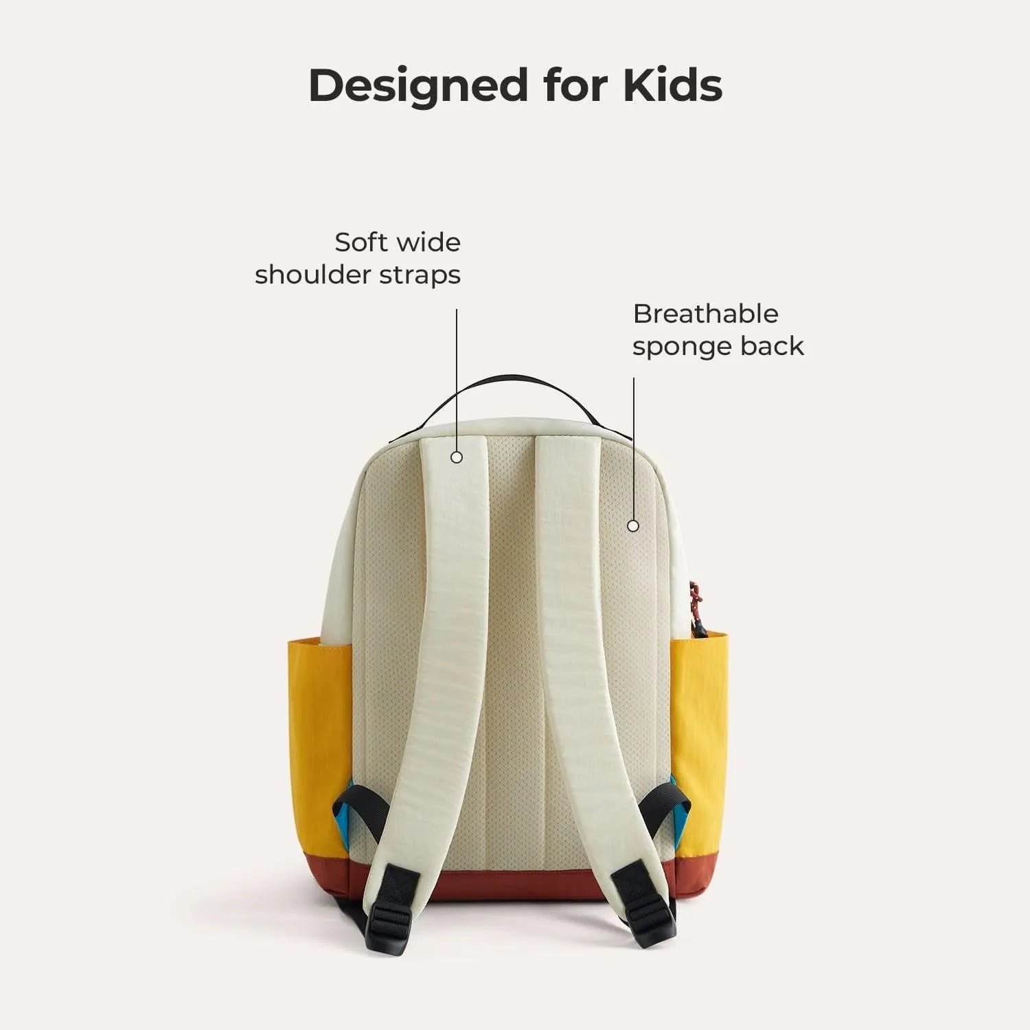 Walker 14L Featherlight Color Block Kids Backpack with Pencil Case - BAGSMART