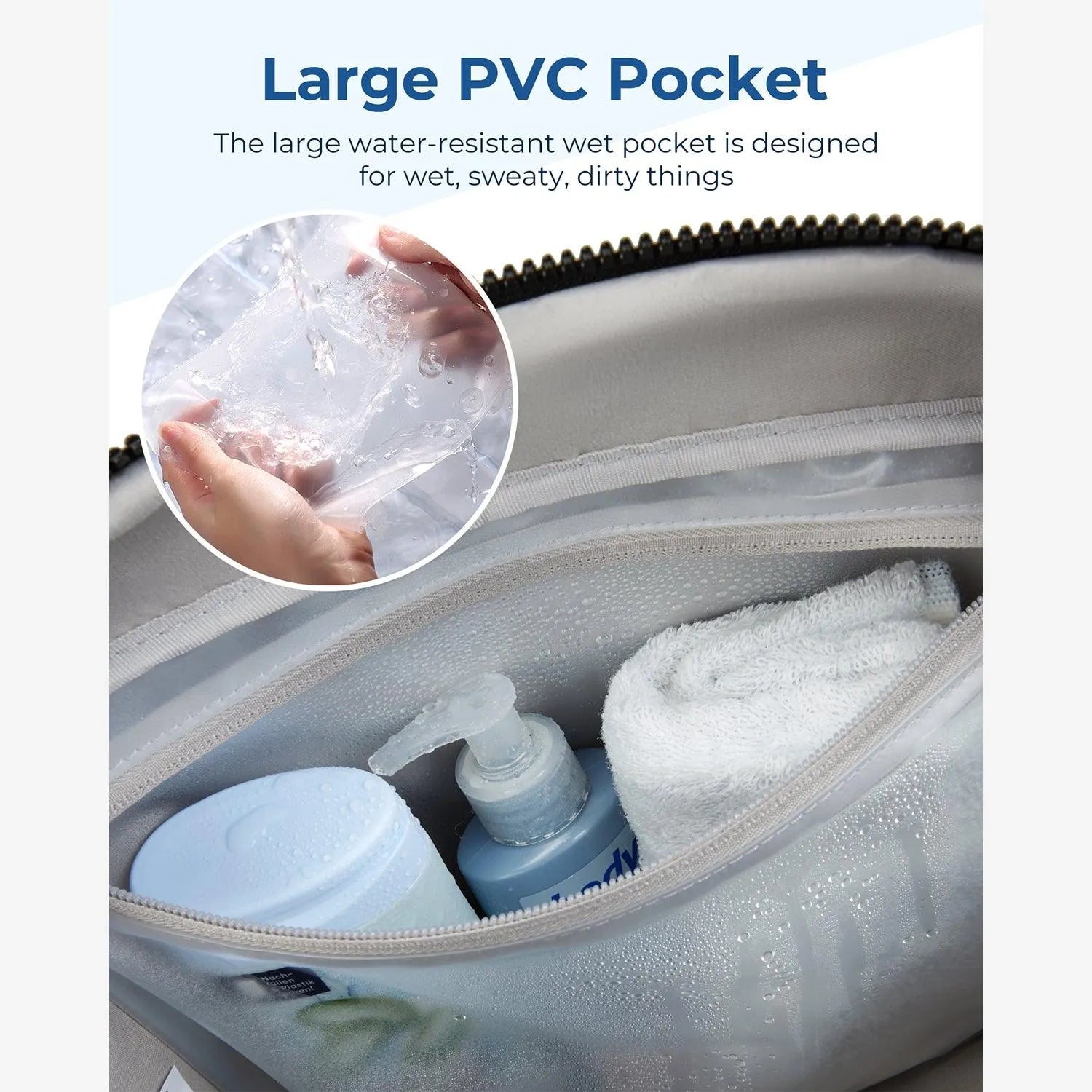 Puffy Water-Resistant Gym & Travel Duffle Bag - BAGSMART