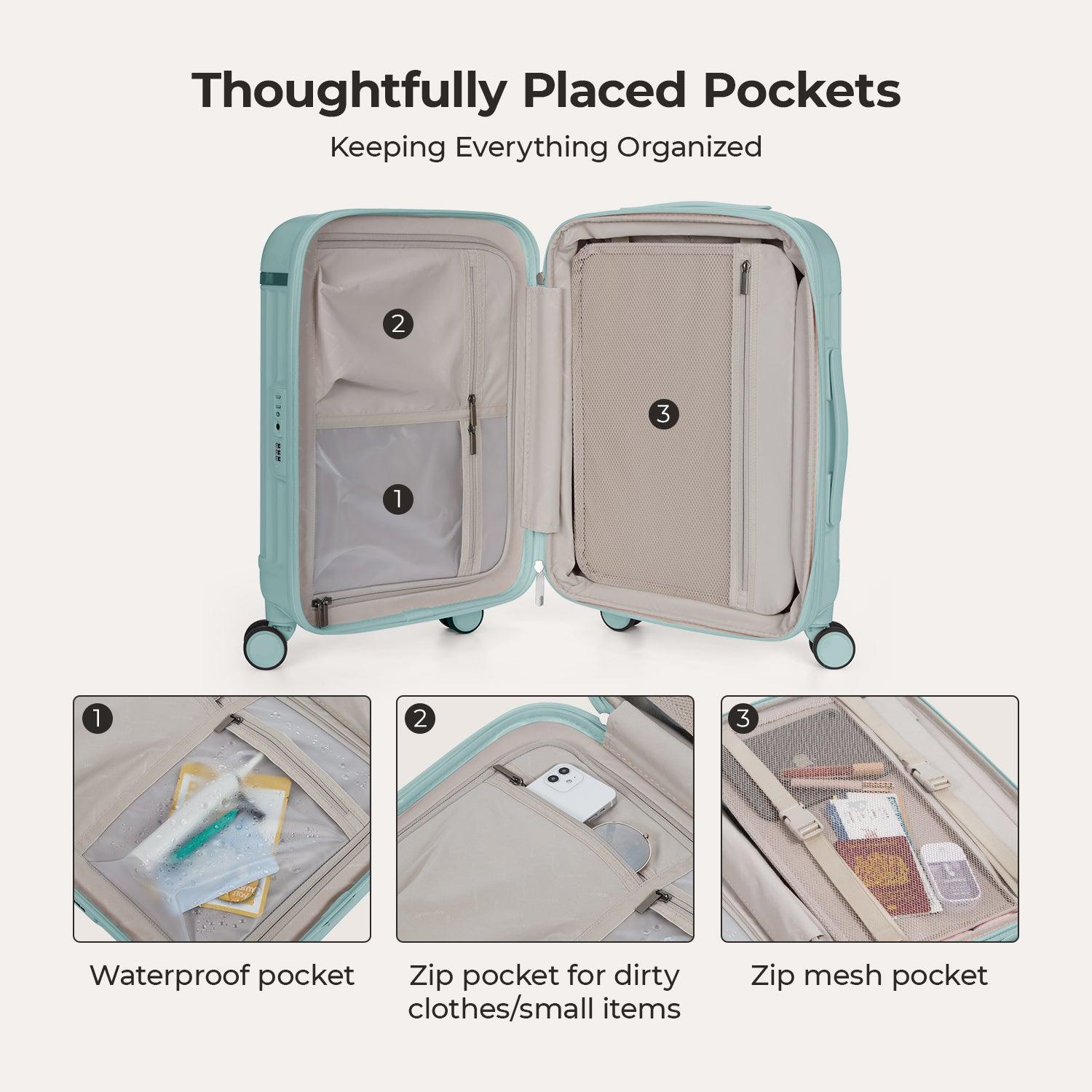 Roamer Expandable 20" Carry On Luggage - BAGSMART