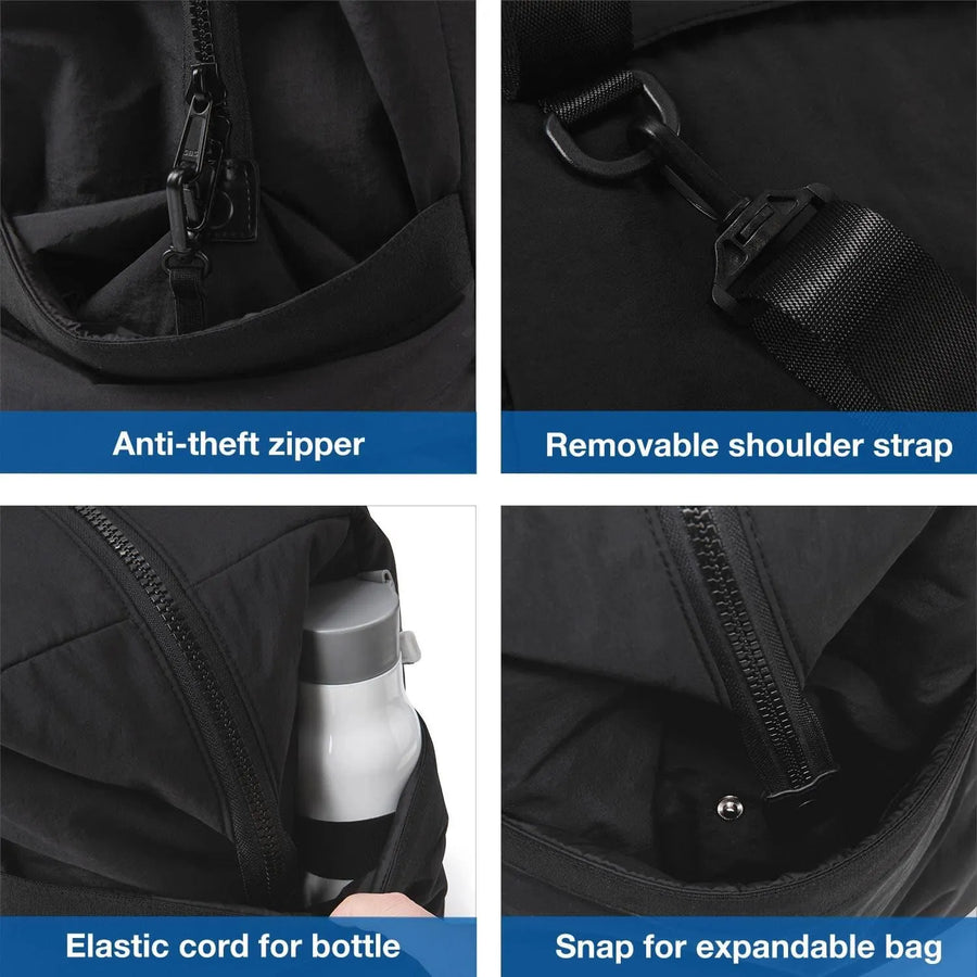 Zoraesque Duffel Black - BAGSMART