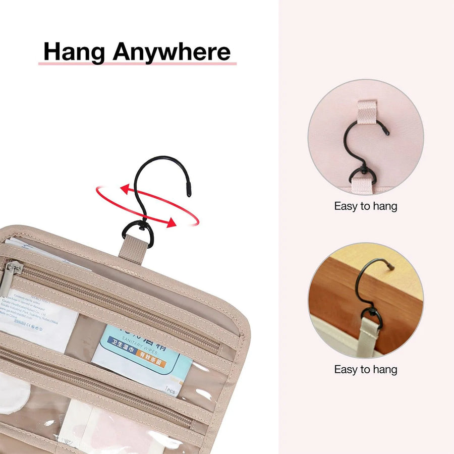 The Space Saver Pro Bonchemin Hanging Toiletry Bag - BAGSMART